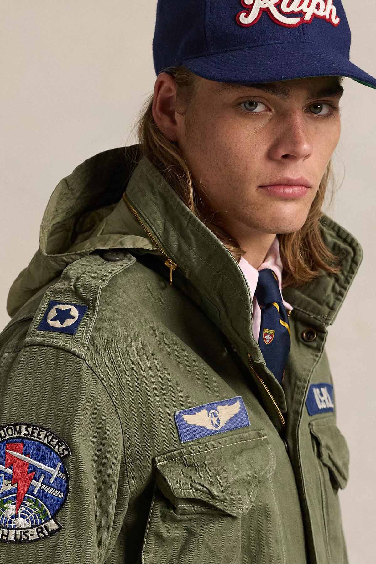 Polo Ralph Lauren Logolu Beli Büzgülü Safari Mont Ceket