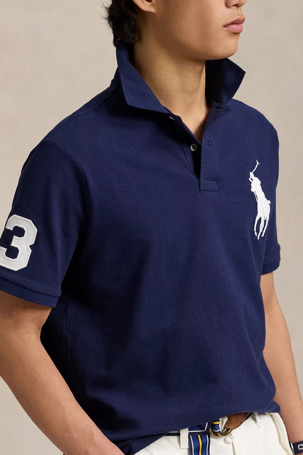 Polo Ralph Lauren Custom Slim Fit Logolu Polo Yaka T-shirt-T-shirt-Libas