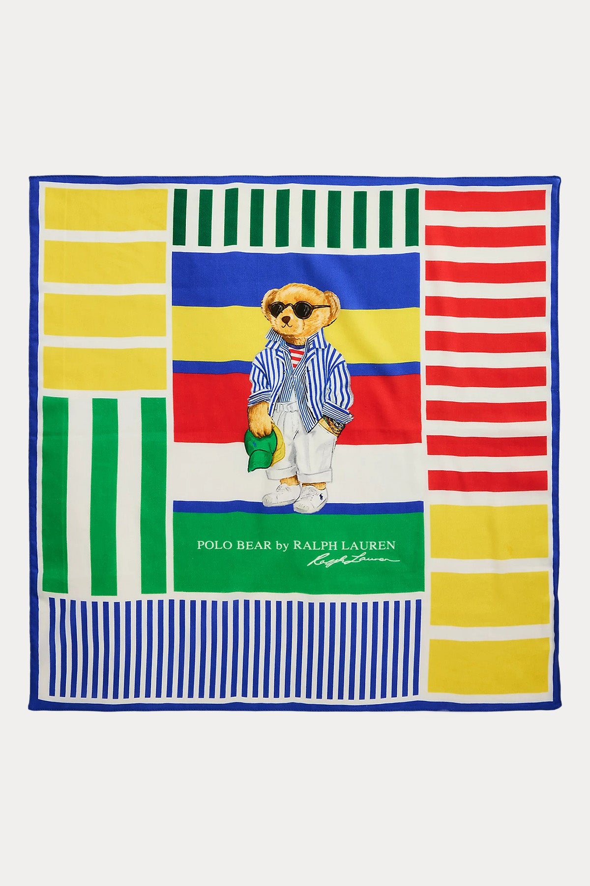 Polo Ralph Lauren Polo Bear Logolu Keten Fular