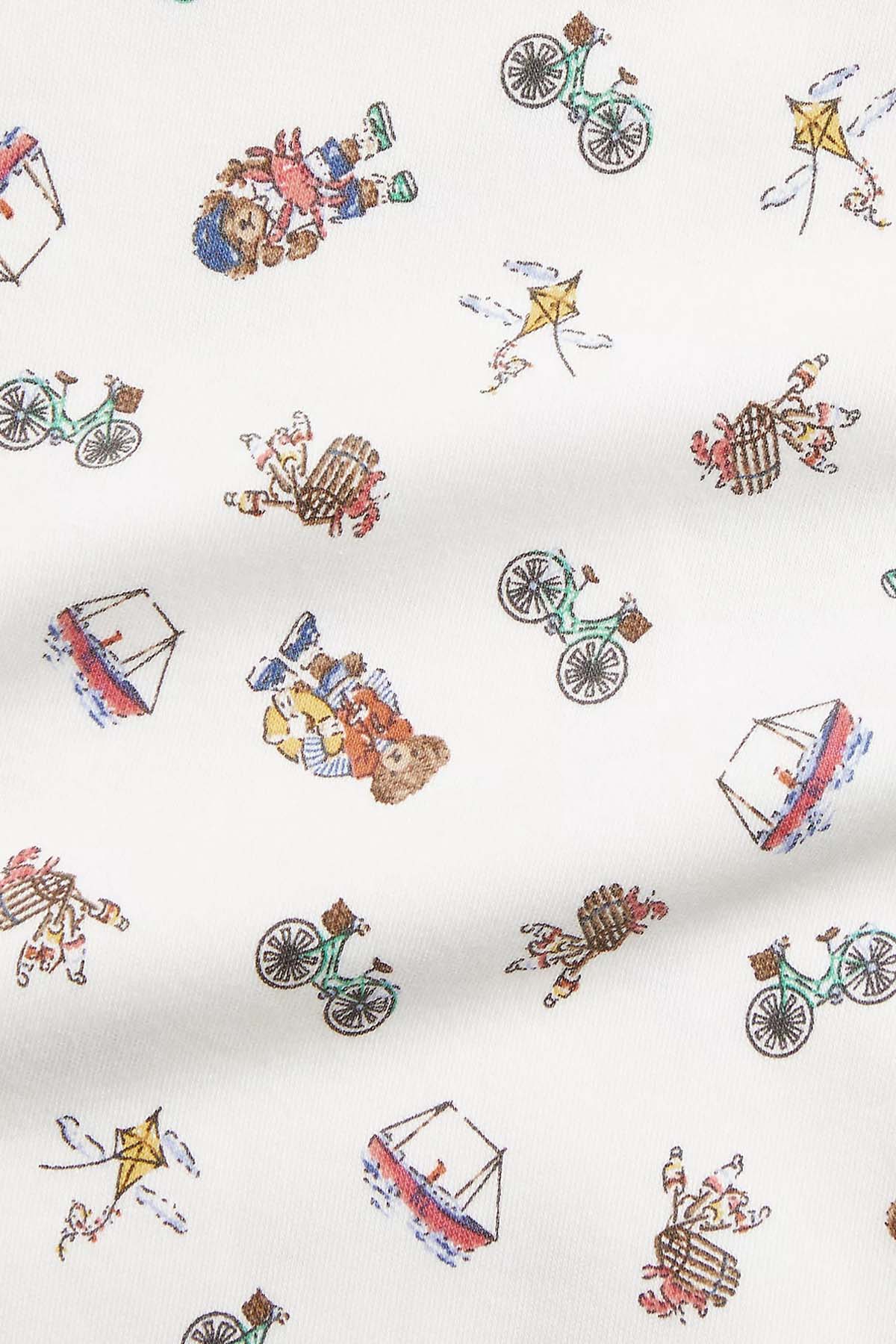 Polo Ralph Lauren Kids 3-6 Aylık Unisex Bebek Polo Bear Tulum Set