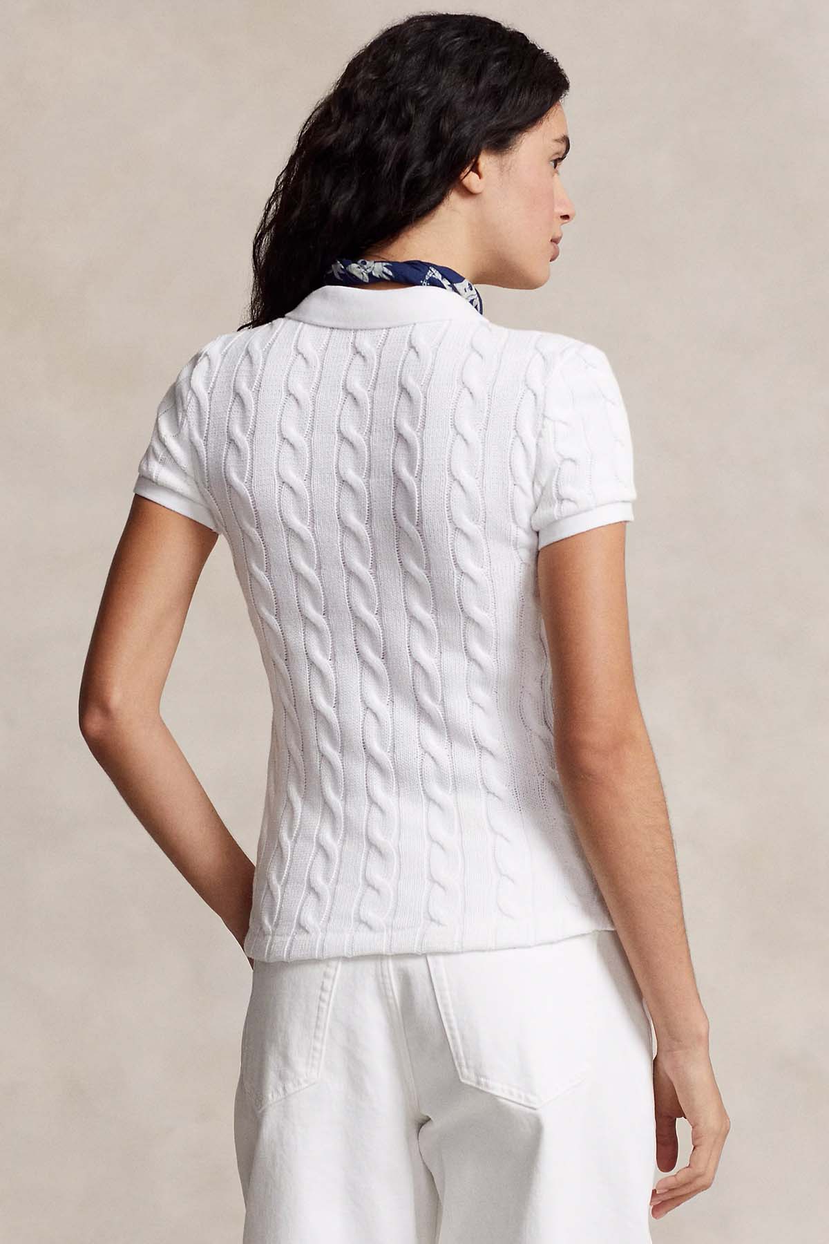 Polo Ralph Lauren Polo Yaka Saç Örgü Triko