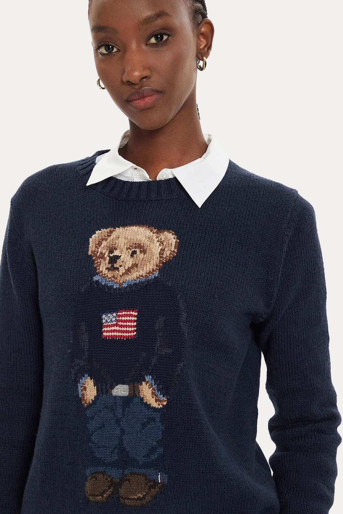 Polo Ralph Lauren Polo Bear Örgü Keten Triko-Triko-Libas