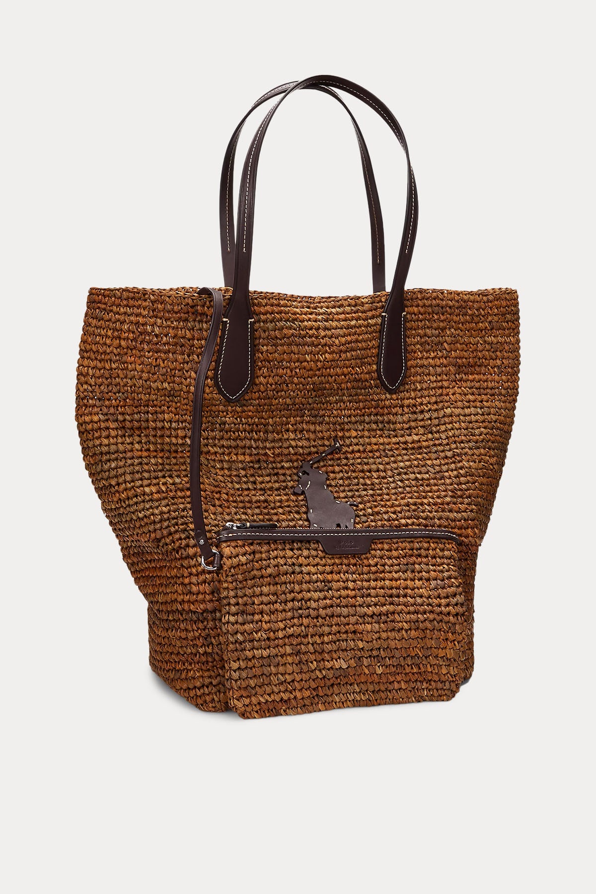 Polo Ralph Lauren Hasır Örgü Big Pony Logolu Shopping Bag Çanta