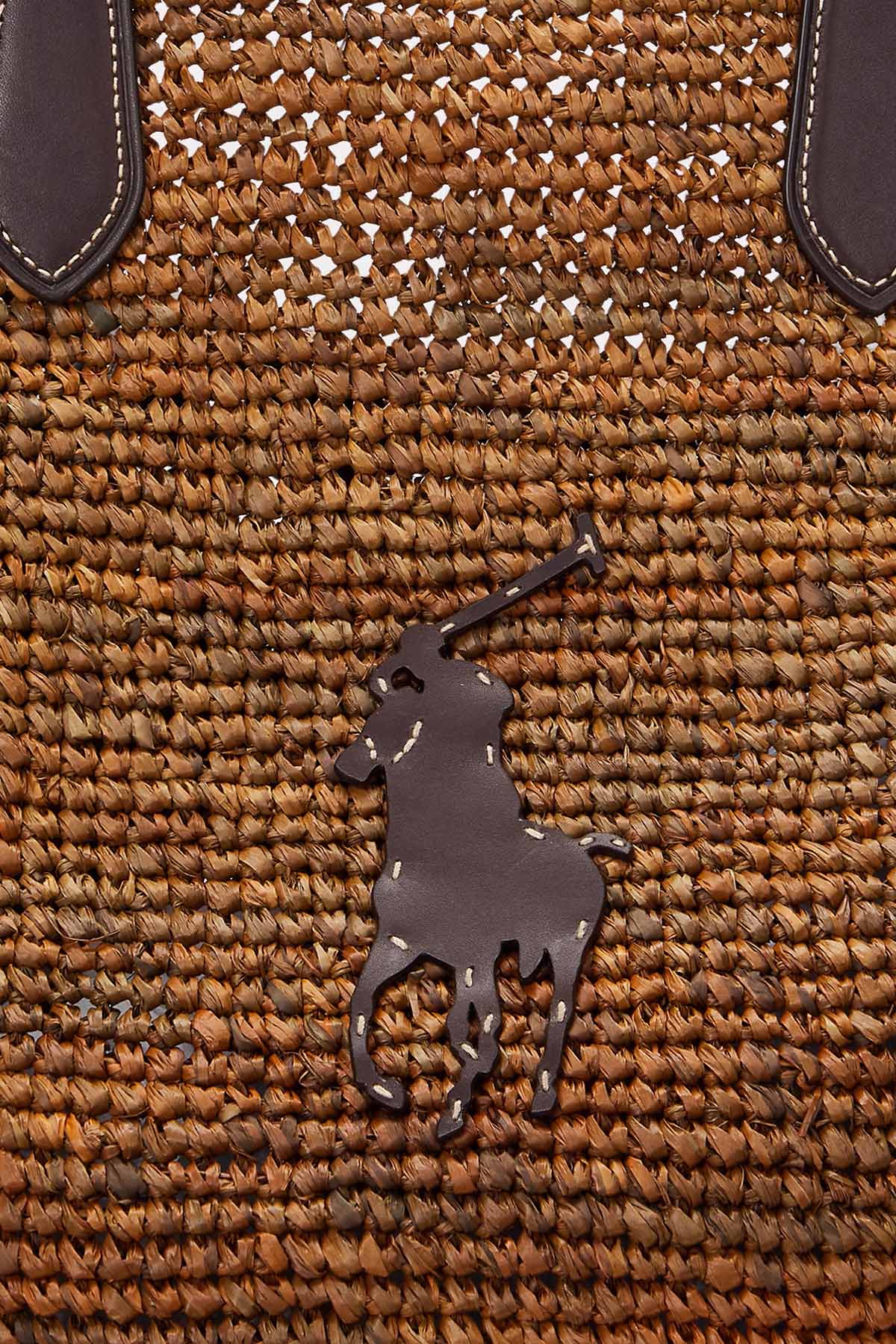 Polo Ralph Lauren Hasır Örgü Big Pony Logolu Shopping Bag Çanta