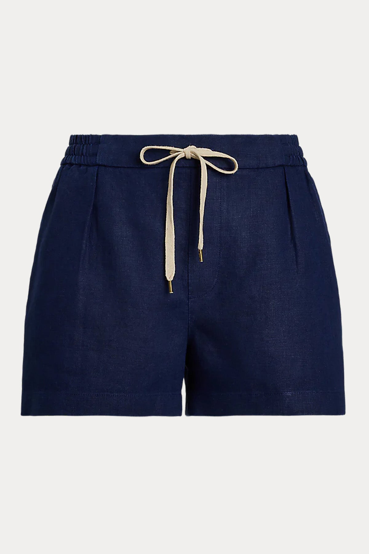 Polo Ralph Lauren Straight Fit Beli Lastikli Keten Şort