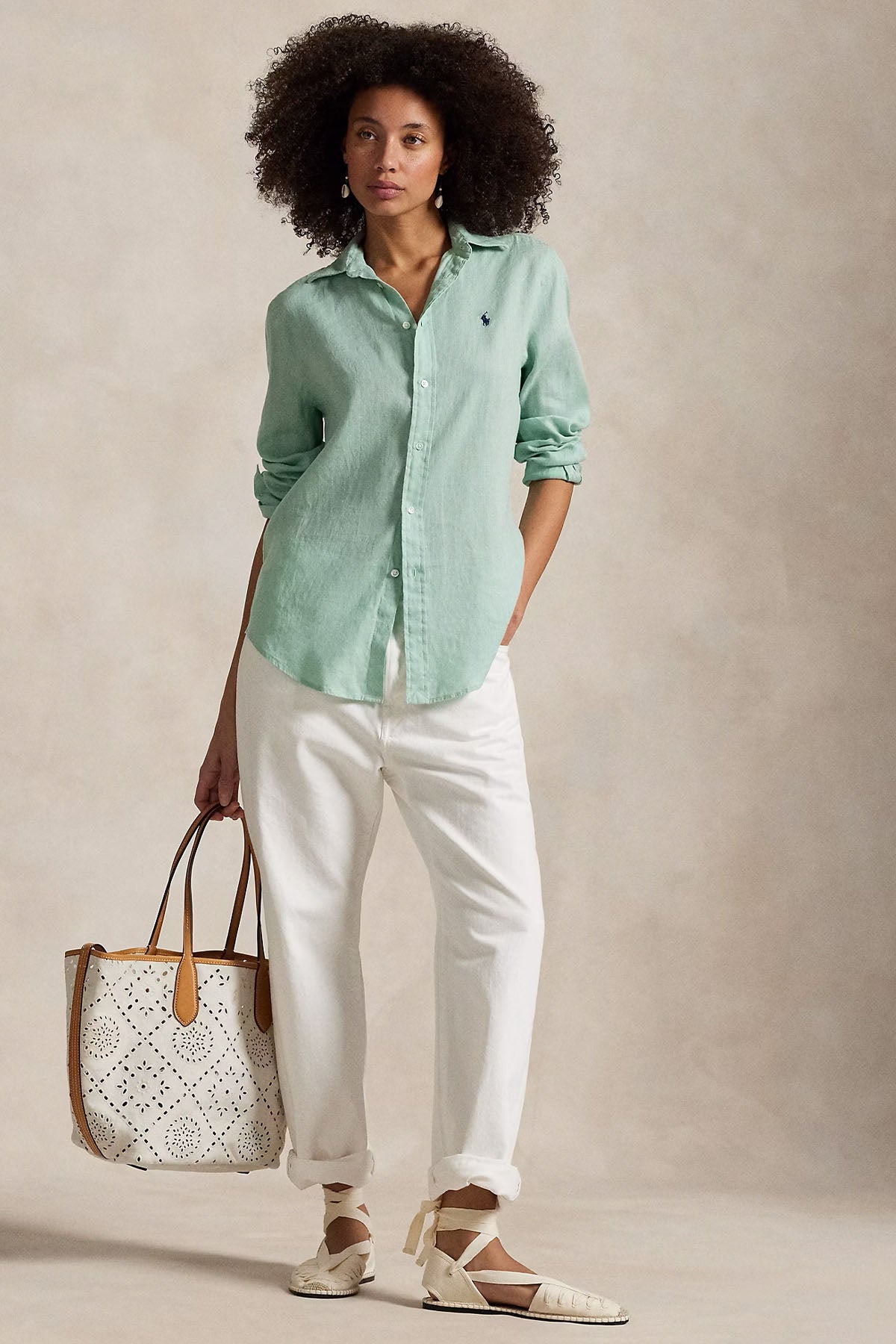 Polo Ralph Lauren Classic Fit Keten Gömlek