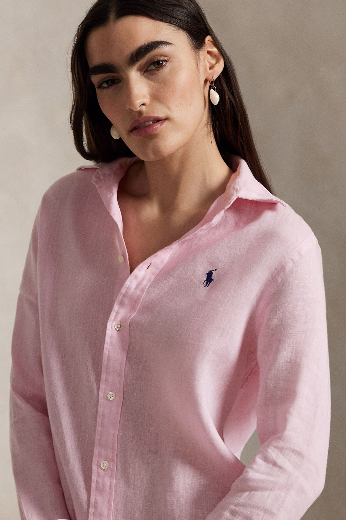 Polo Ralph Lauren Classic Fit Keten Gömlek