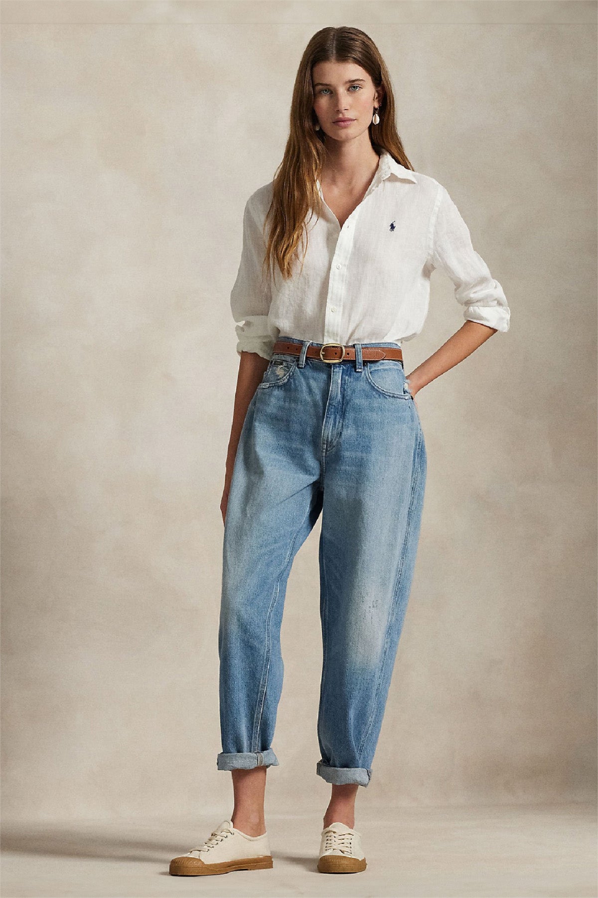 Polo Ralph Lauren Classic Fit Keten Gömlek