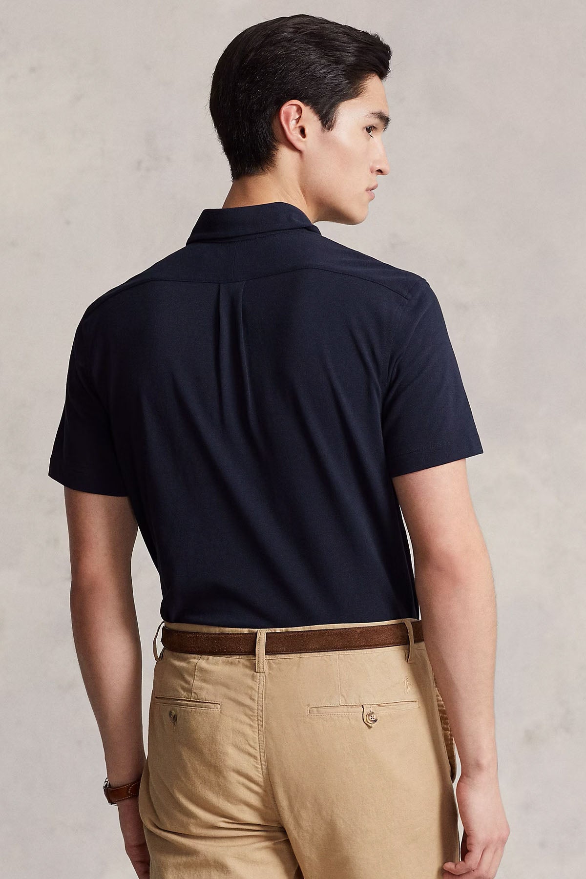 Polo Ralph Lauren Custom Fit Featherweight Mesh Kısa Kollu Gömlek-Gömlek-Libas