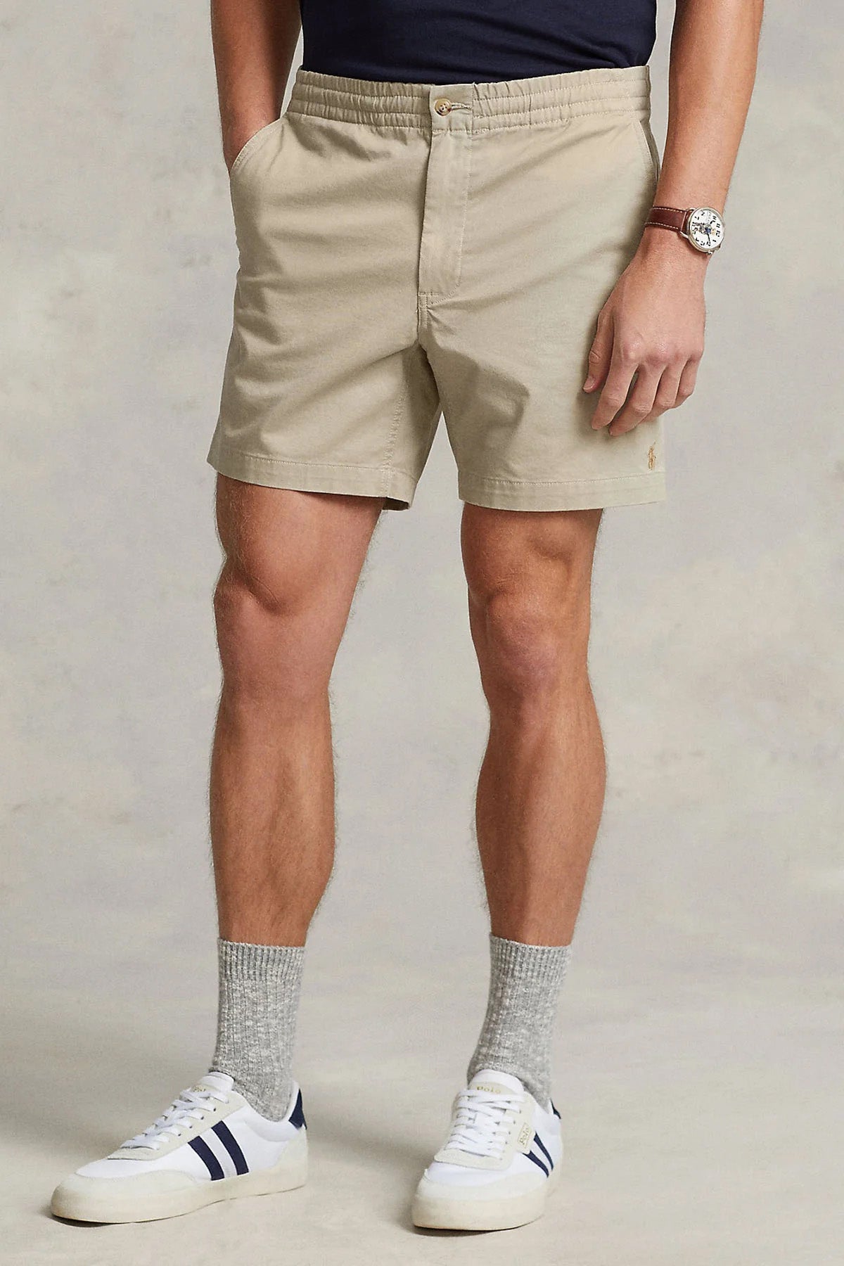 Polo Ralph Lauren Beli Lastikli Stretch Classic Fit Şort-Şort-Libas