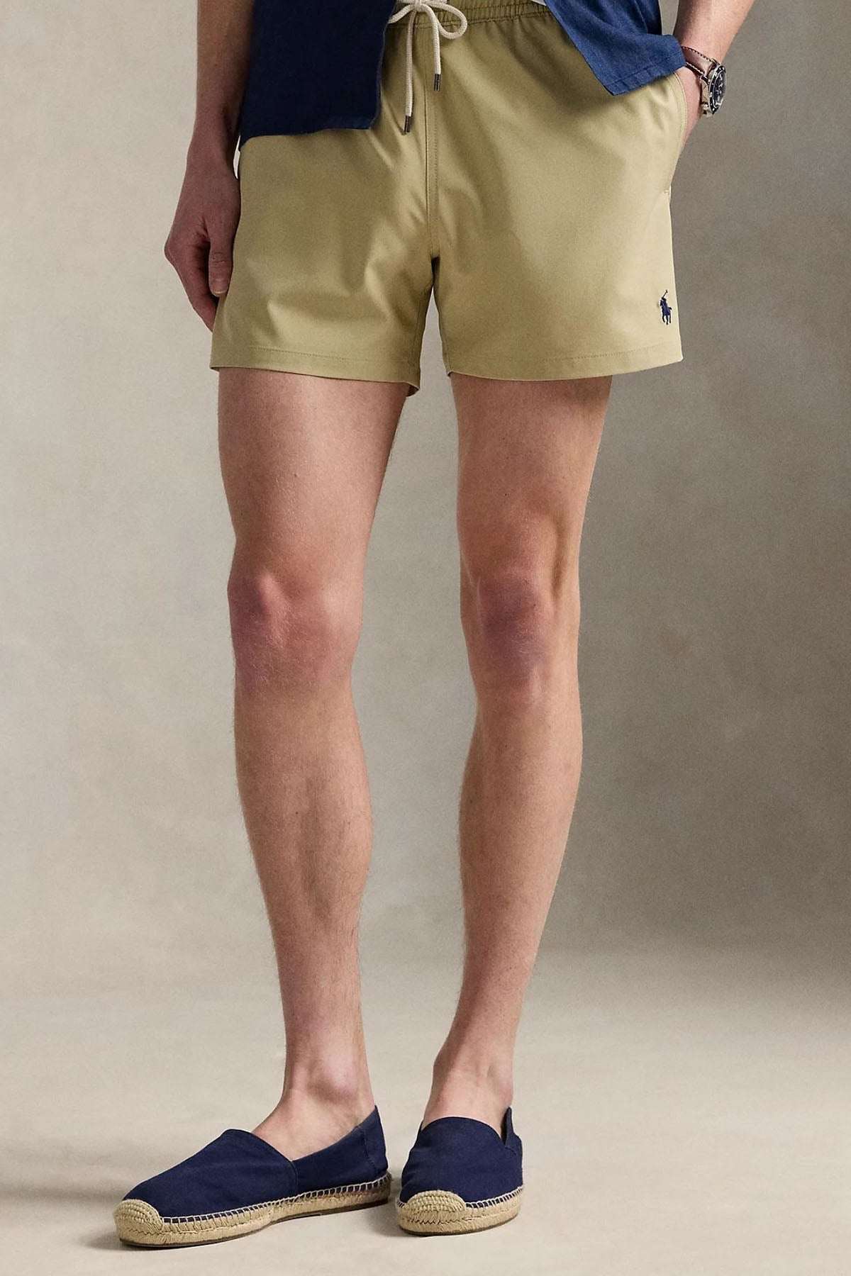 Polo Ralph Lauren Slim Fit Beli Lastikli Streç Şort Mayo