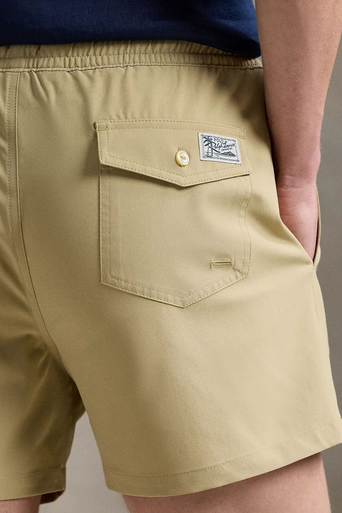 Polo Ralph Lauren Slim Fit Beli Lastikli Streç Şort Mayo