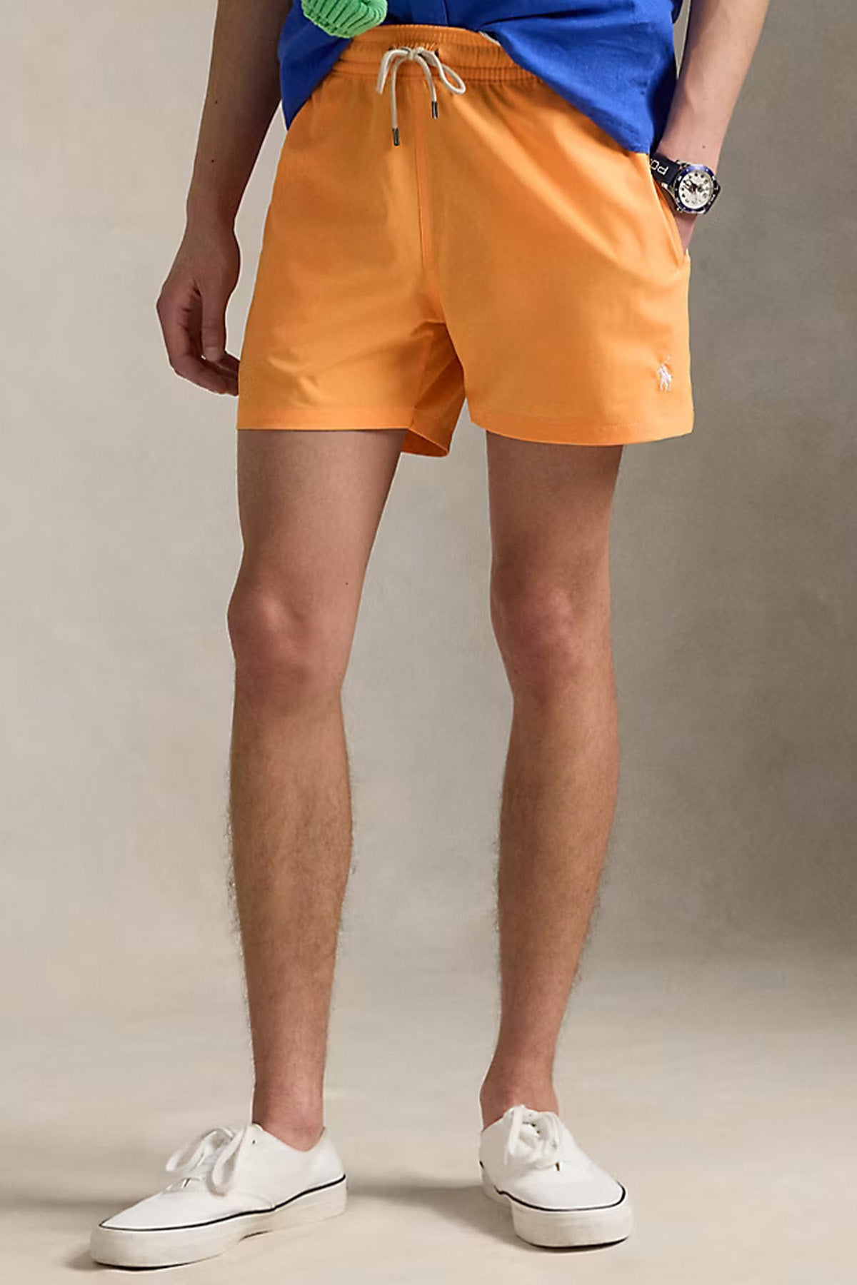 Polo Ralph Lauren Slim Fit Beli Lastikli Streç Şort Mayo