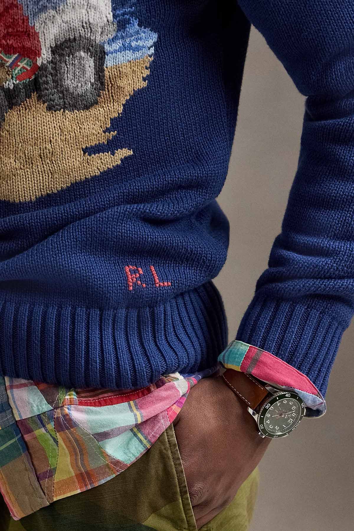 Polo Ralph Lauren Polo Bear Relaxed Fit Örgü Triko-Triko-Libas