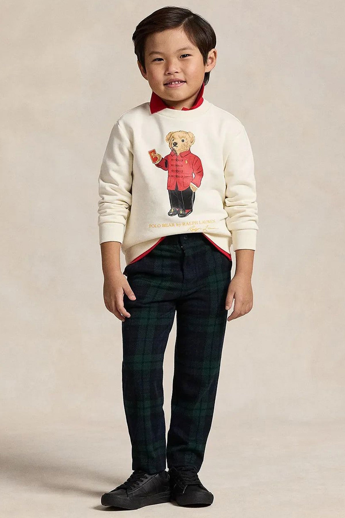 Polo Ralph Lauren Kids 3-7 Yaş Unisex Çocuk Polo Bear Sweatshirt