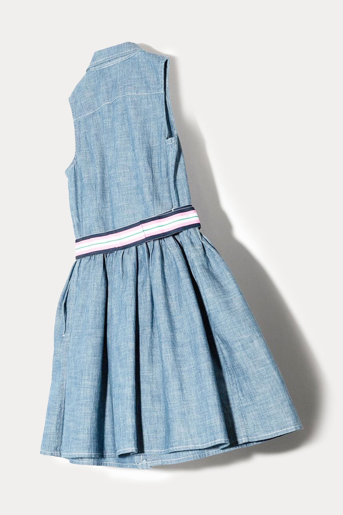 Polo Ralph Lauren Kids 2-6 Yaş Kız Çocuk Denim Gömlek Elbise