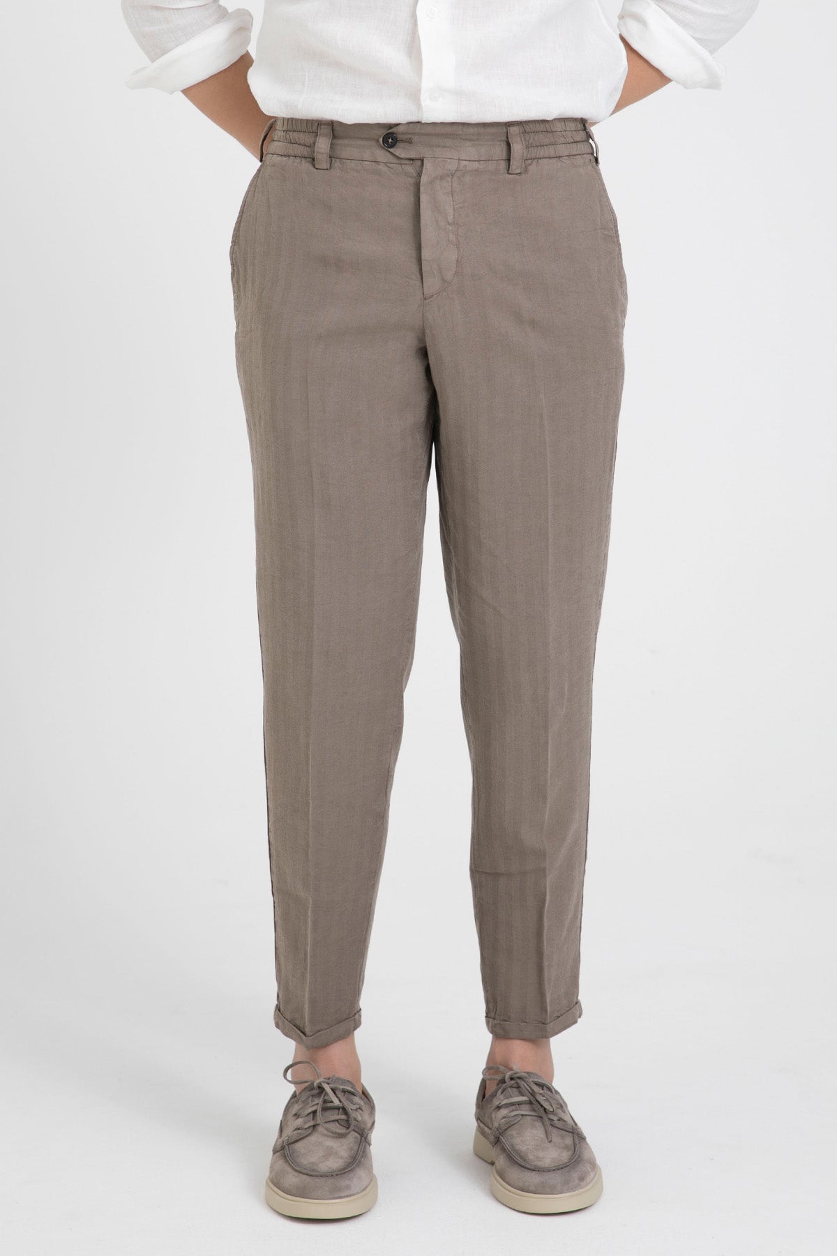 Pantaloni Torino The Rebel Soft Fit Keten Pantolon-Pantolon-Libas