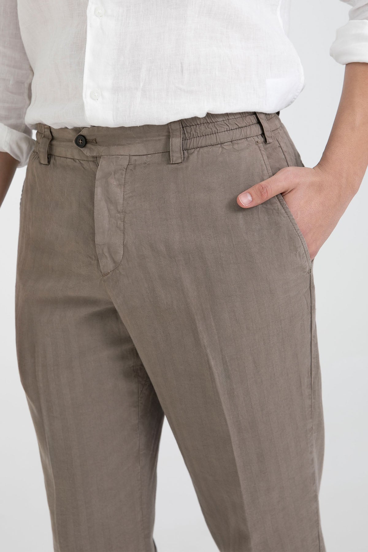 Pantaloni Torino The Rebel Soft Fit Keten Pantolon-Pantolon-Libas