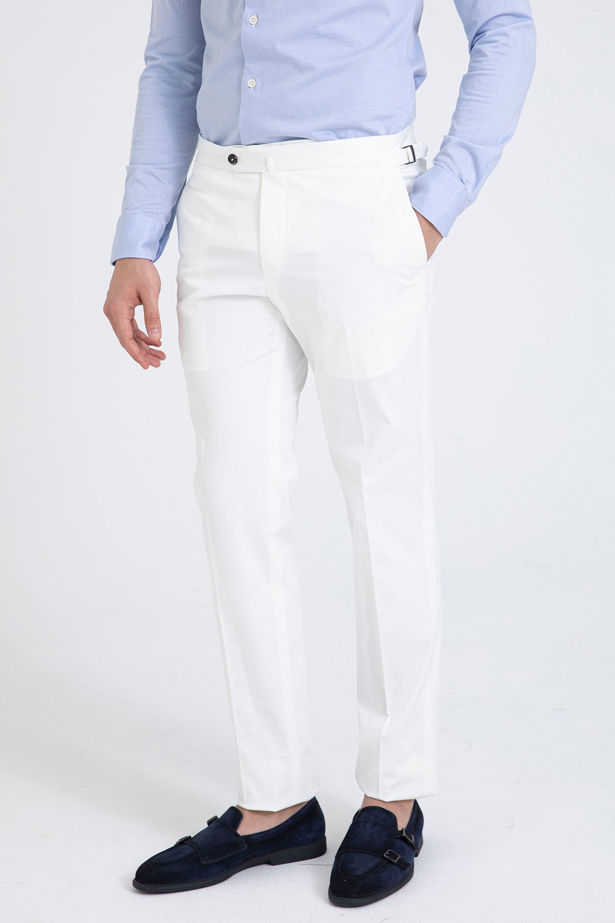 Pantaloni Torino Slim Fit Yandan Cepli Streç Pantolon