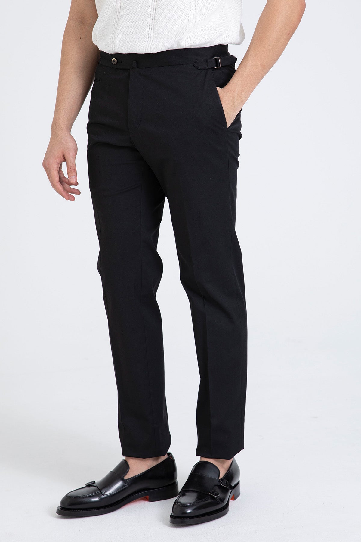 Pantaloni Torino Slim Fit Yandan Cepli Streç Pantolon