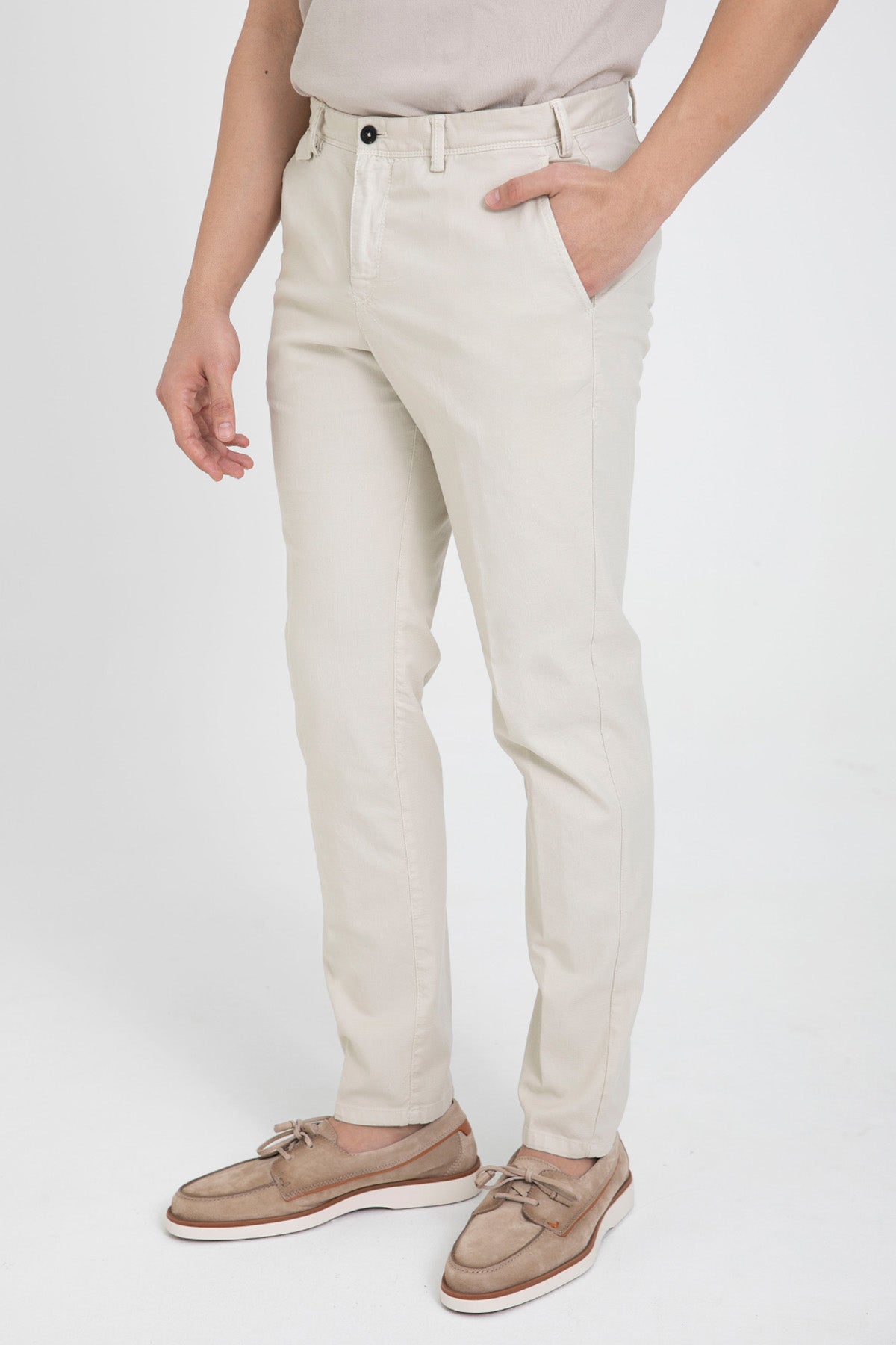 Pantaloni Torino Master Fit Yandan Cepli Streç Pantolon-Pantolon-Libas