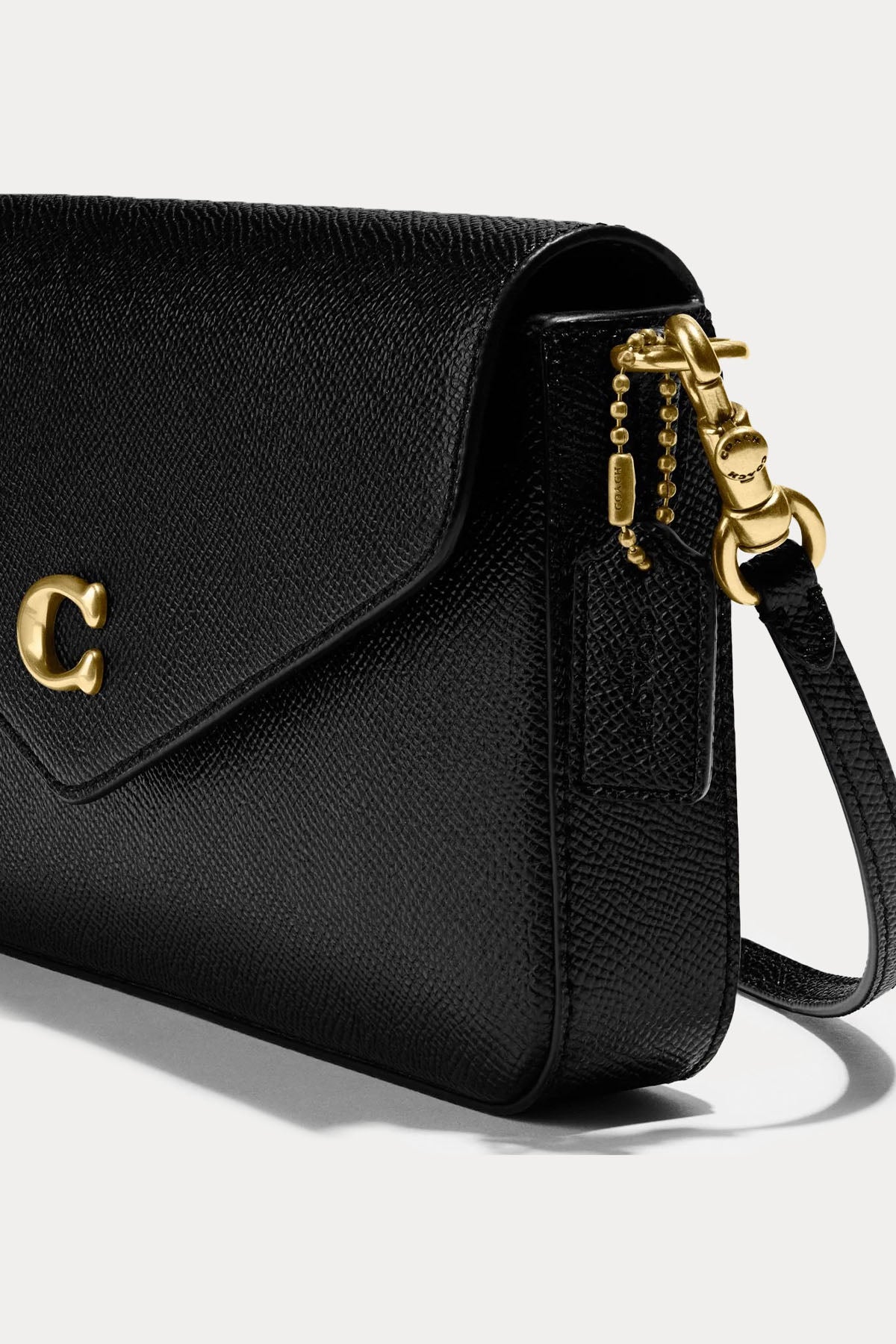 Coach Logolu Deri Omuz Çantası