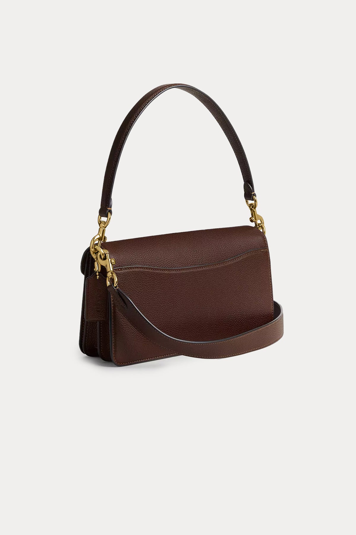 Coach Logolu Deri Omuz Çantası