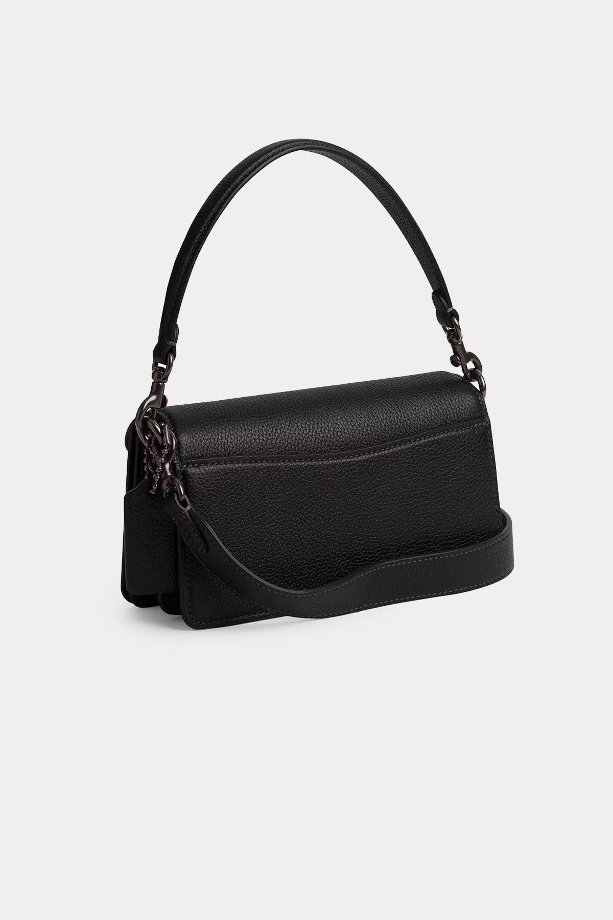 Coach Logolu Deri Omuz Çantası