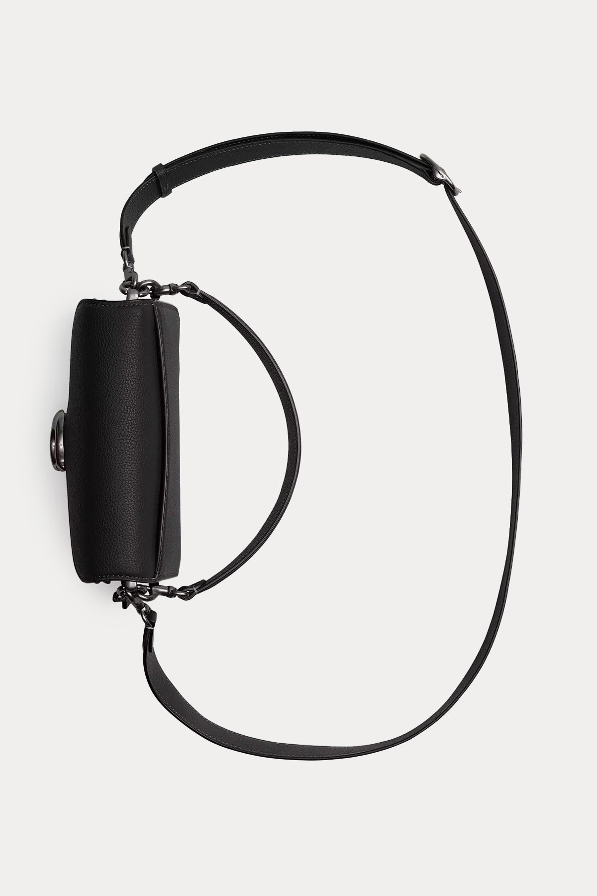 Coach Logolu Deri Omuz Çantası