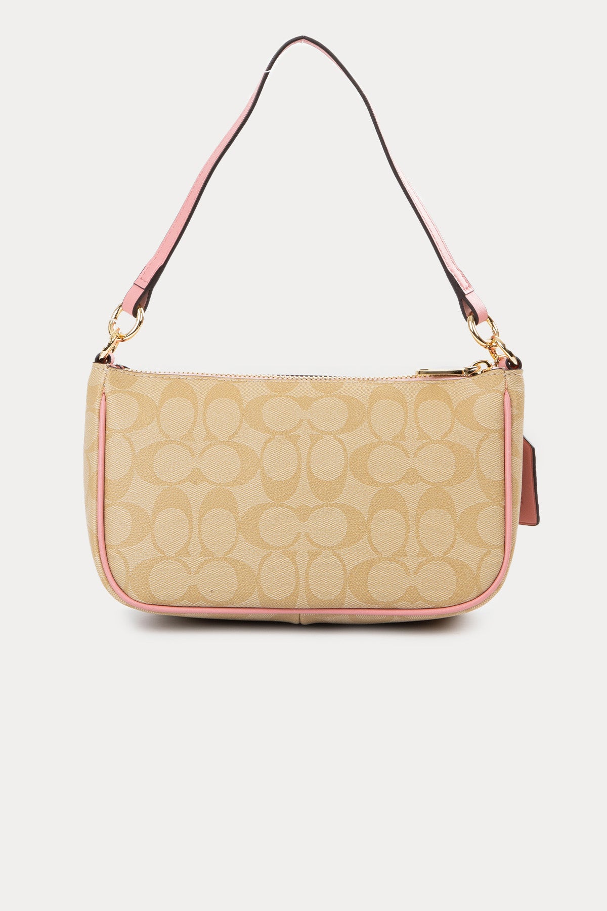 Coach Logolu Deri Omuz Çantası