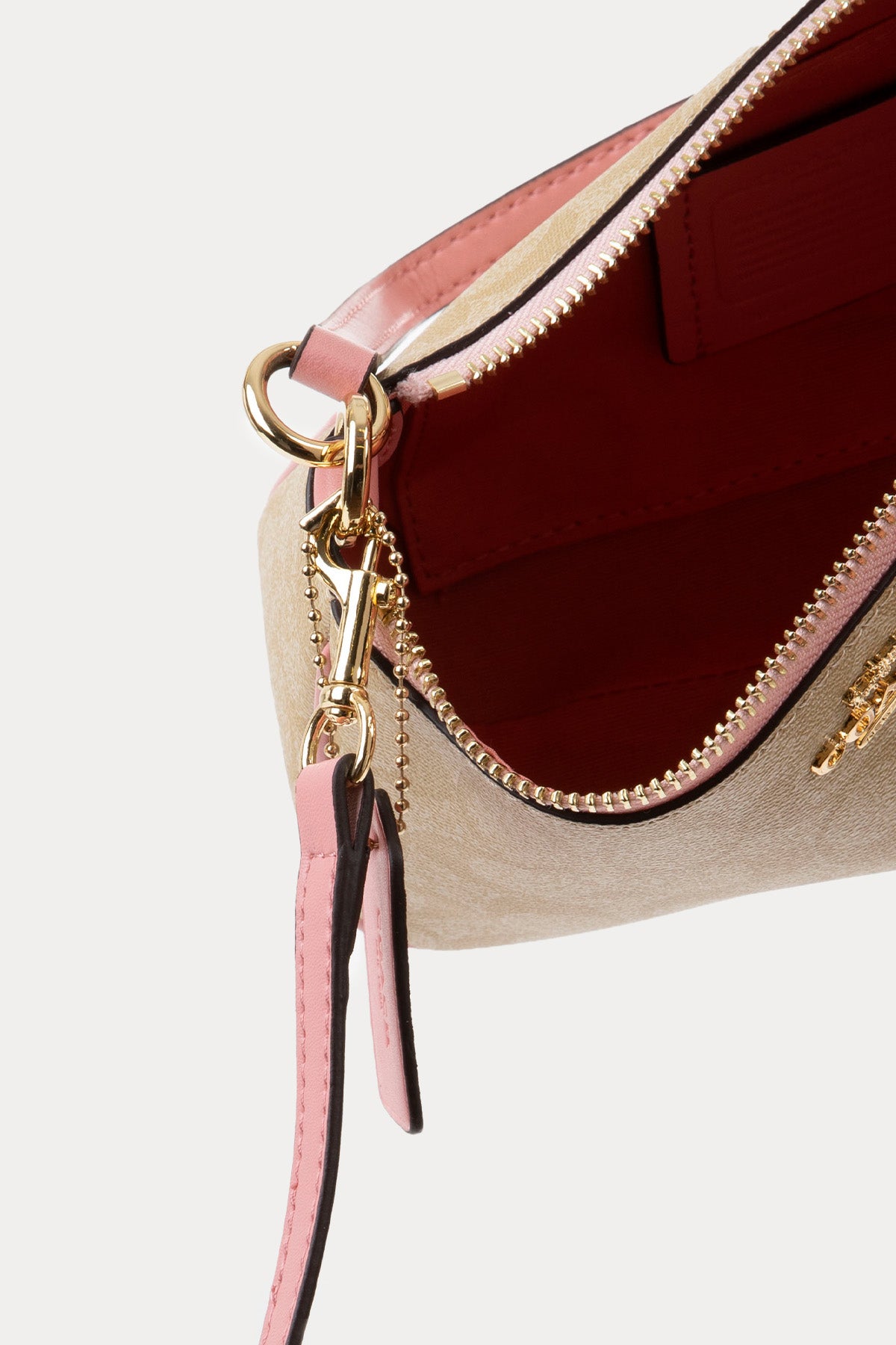 Coach Logolu Deri Omuz Çantası