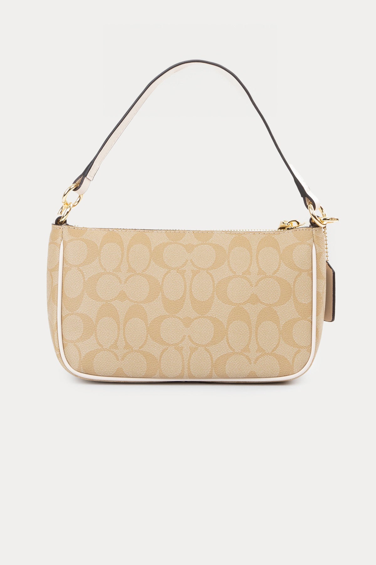 Coach Logolu Deri Omuz Çantası