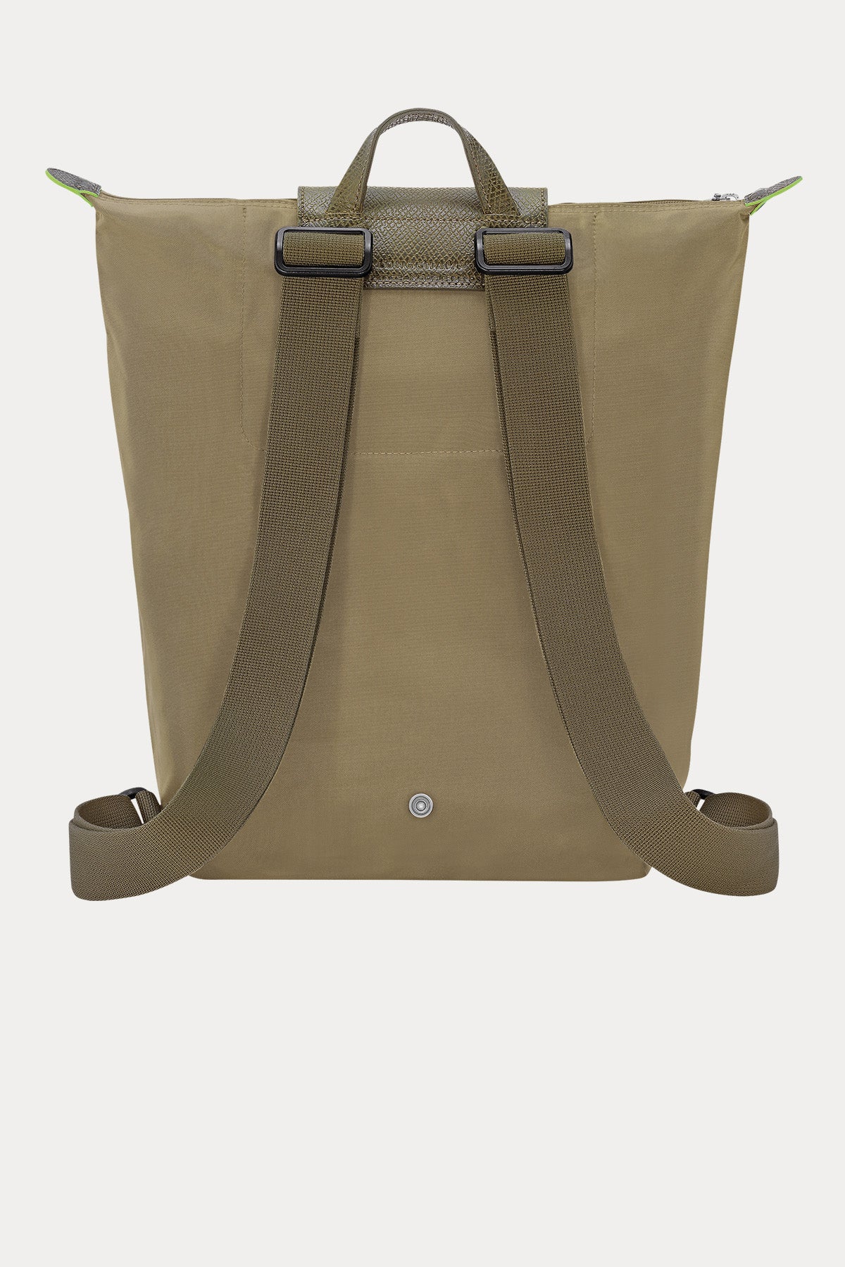 Longchamp Deri Detaylı Logolu Sırt Çantası