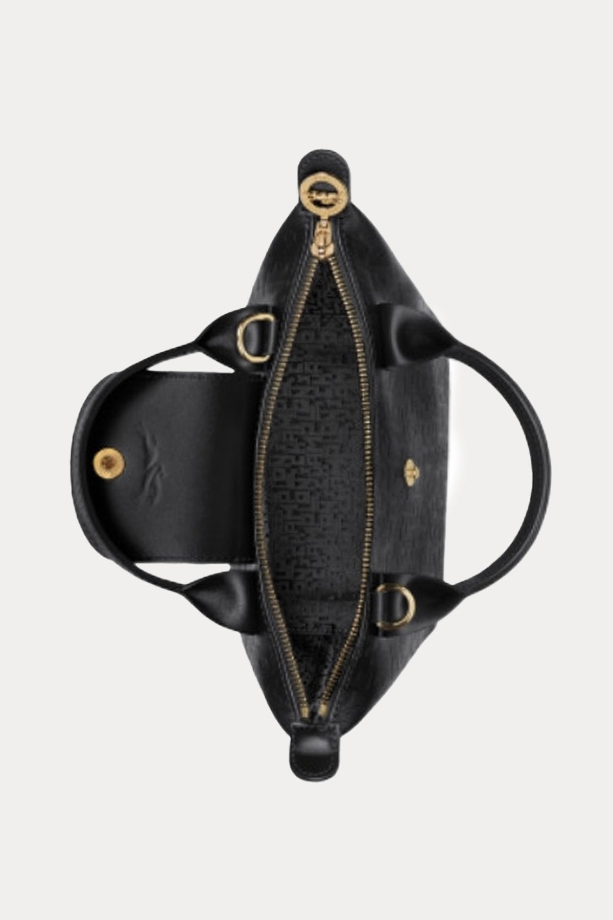 Longchamp Logolu Deri Omuz Çantası