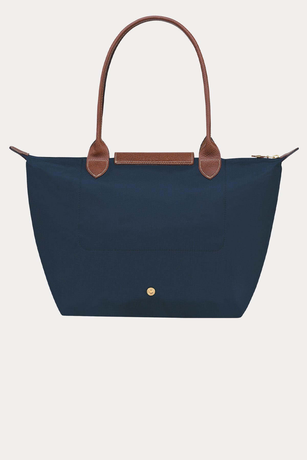 Longchamp Deri Detaylı Logolu Omuz Çantası