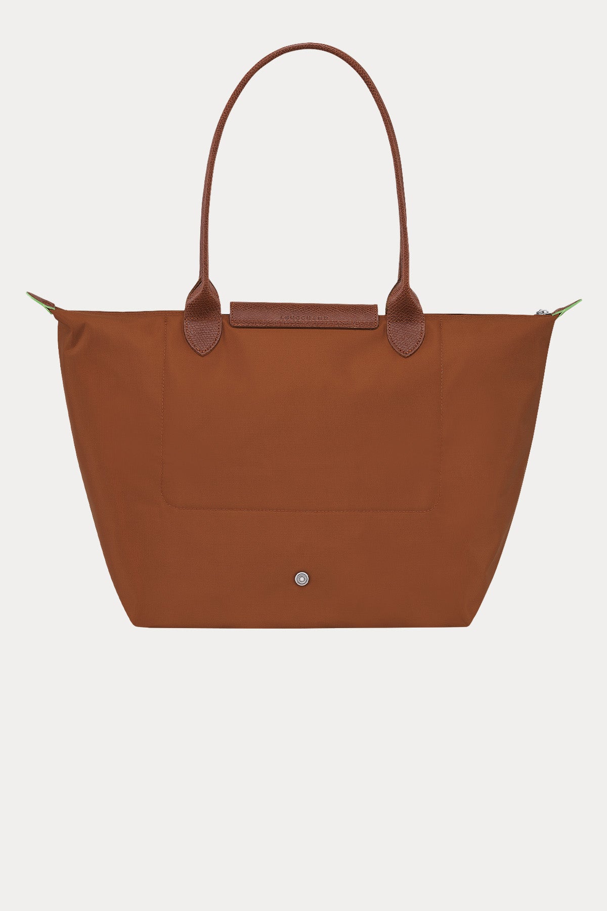 Longchamp Deri Detaylı Logolu Omuz Çantası-Çanta-Libas