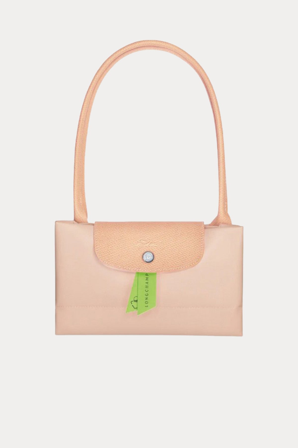 Longchamp Deri Detaylı Logolu Omuz Çantası