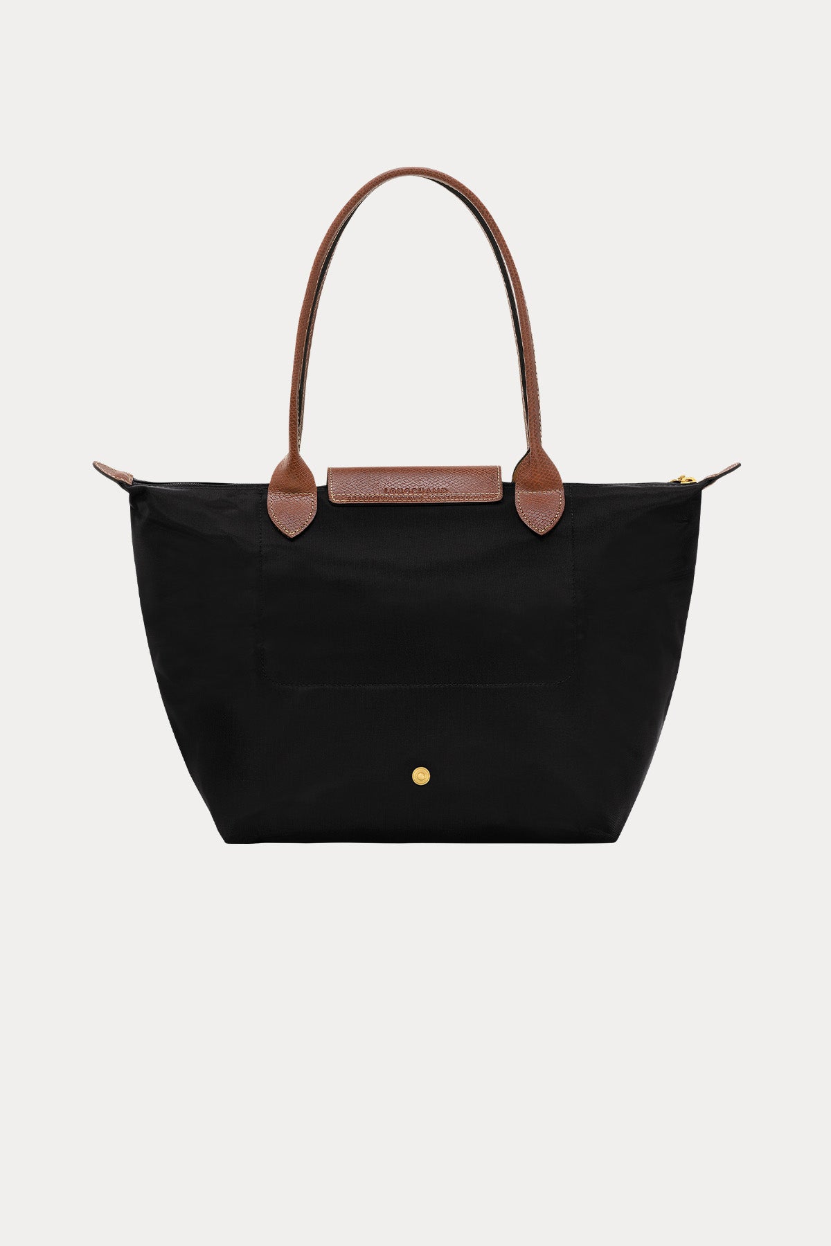 Longchamp Deri Detaylı Logolu Omuz Çantası