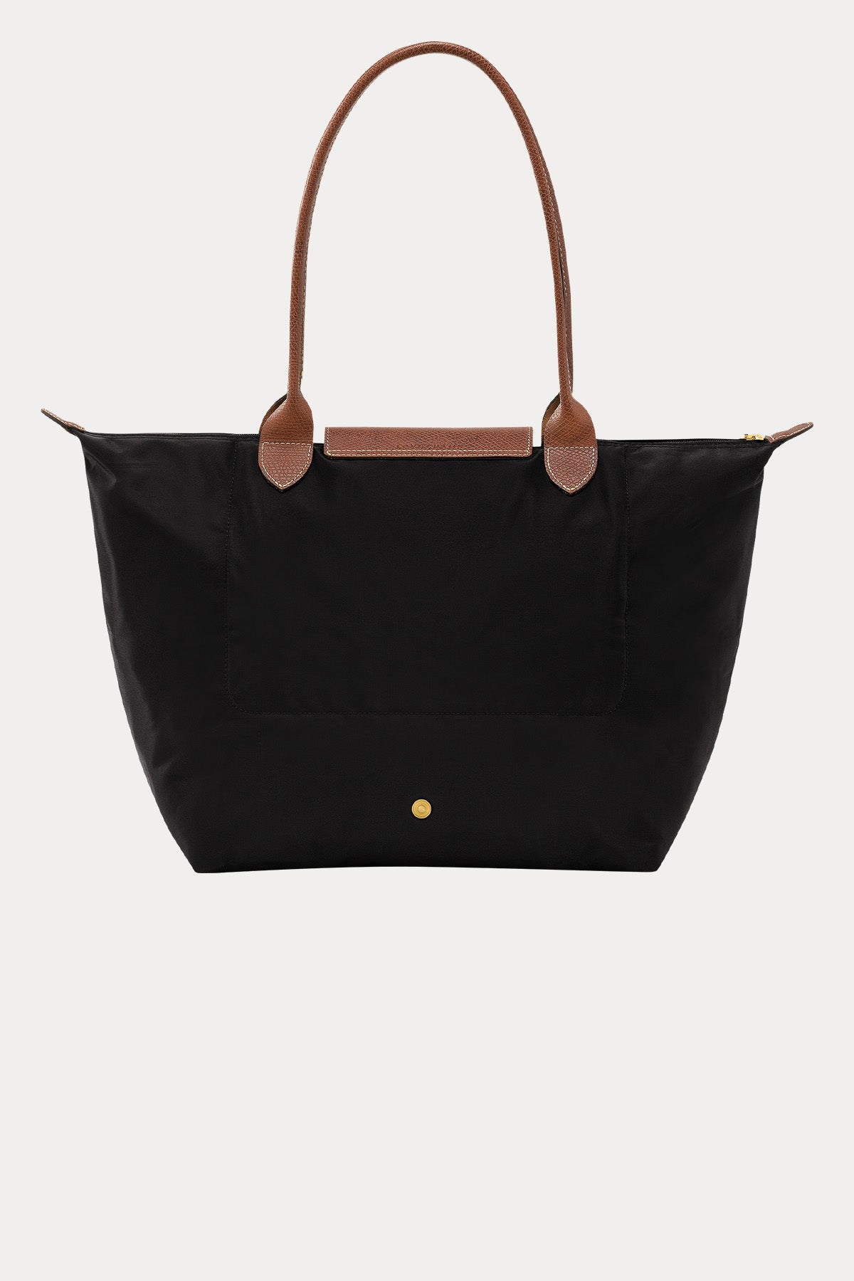 Longchamp Deri Detaylı Logolu Omuz Çantası