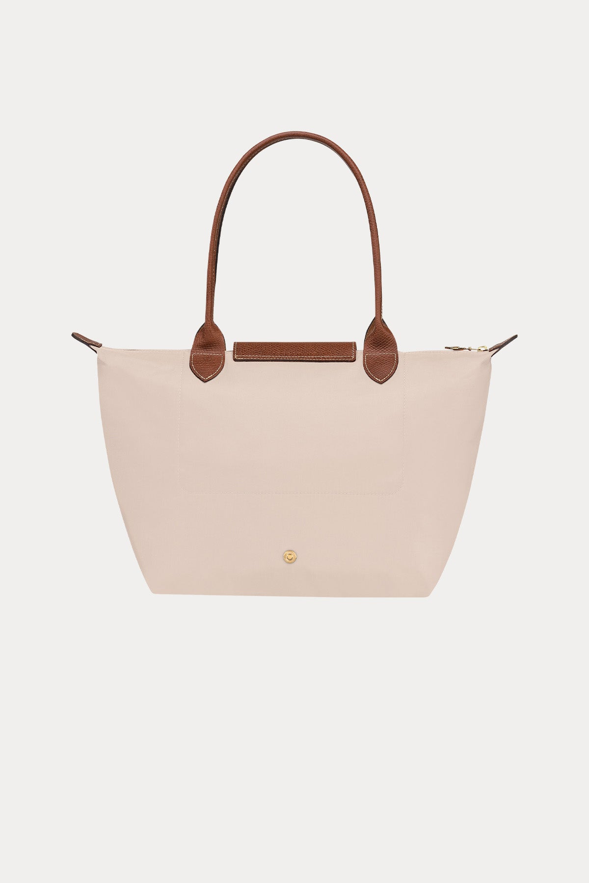 Longchamp Deri Detaylı Logolu Omuz Çantası-Çanta-Libas