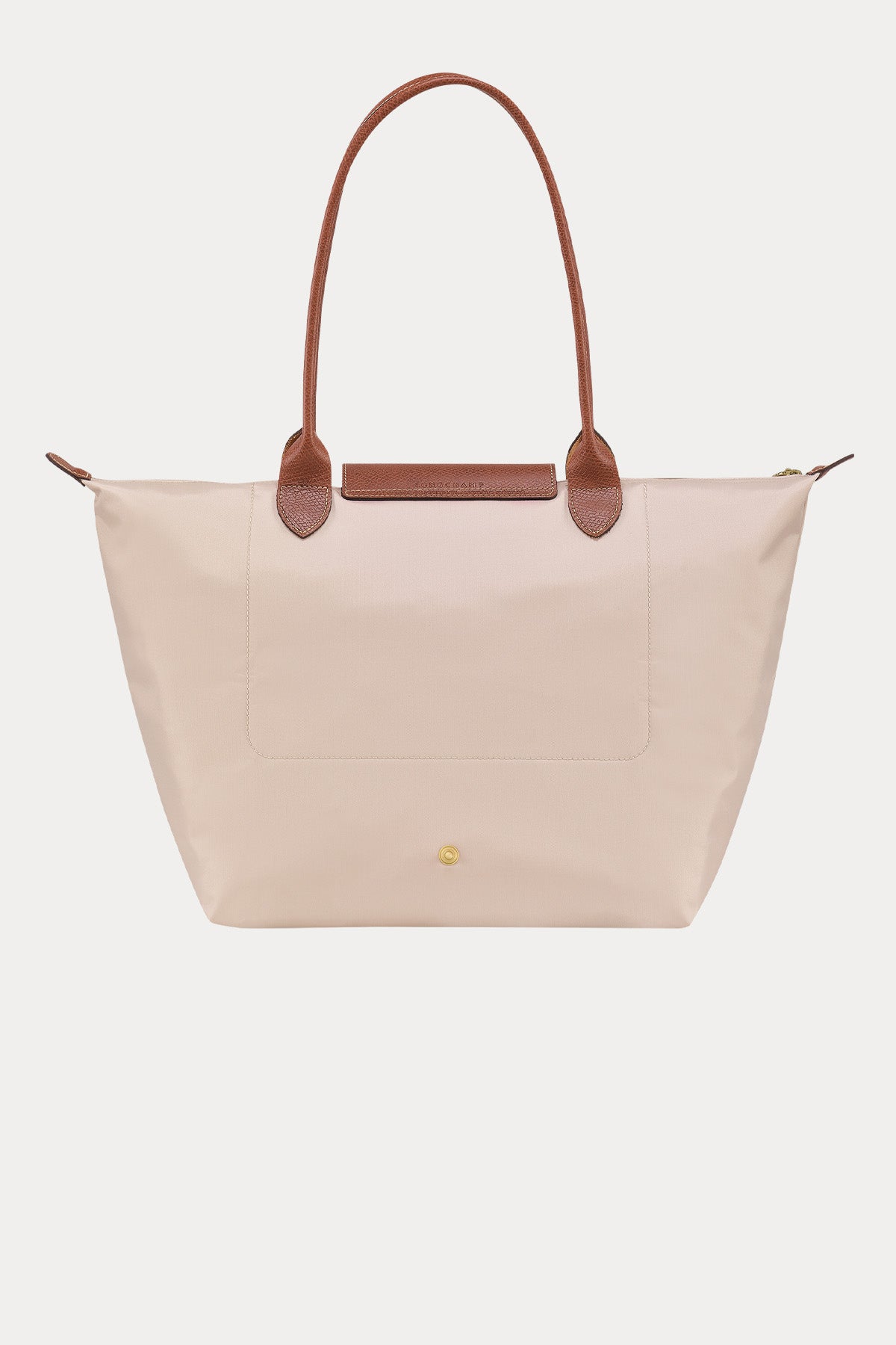 Longchamp Deri Detaylı Logolu Omuz Çantası