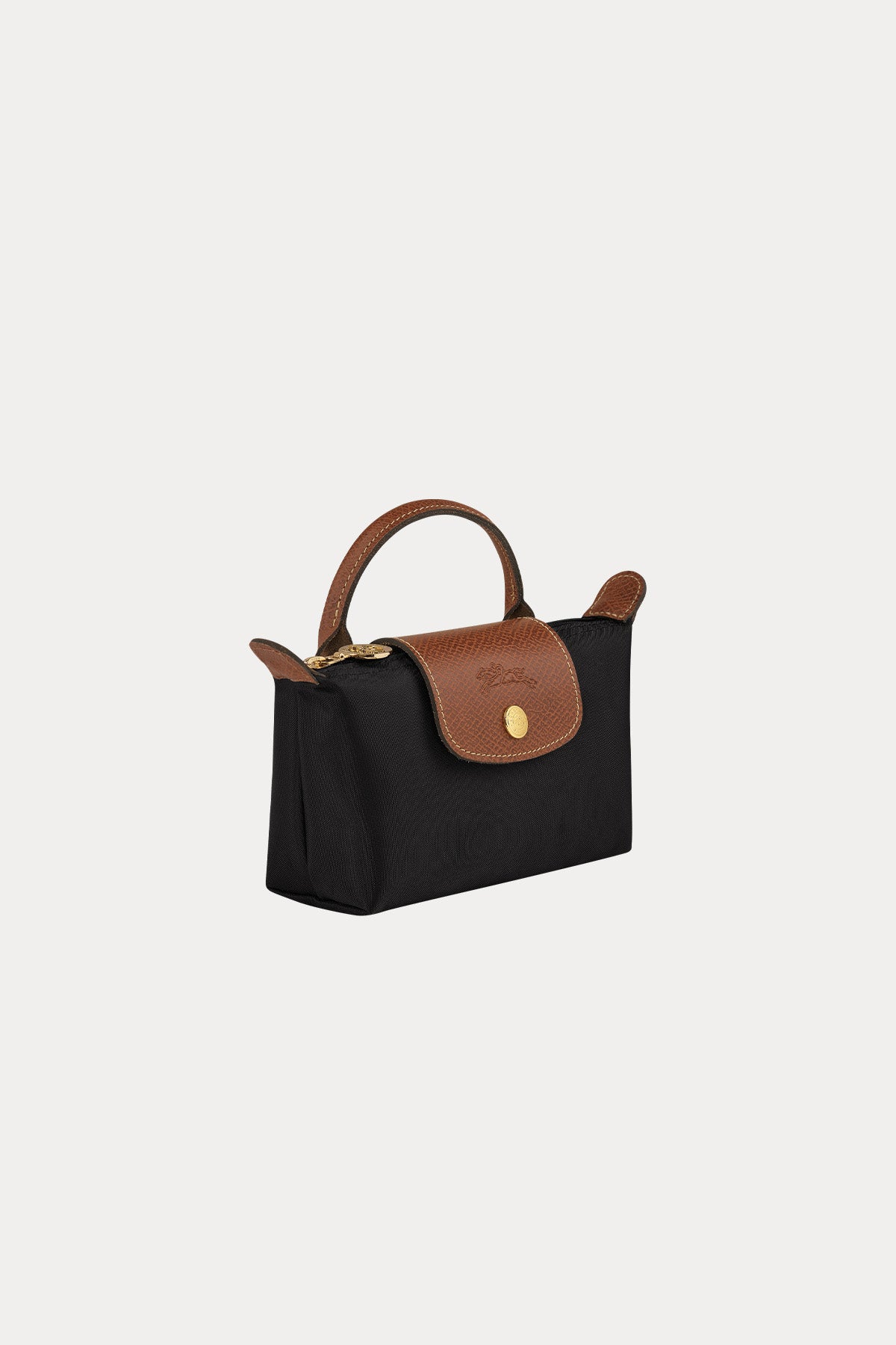 Longchamp Deri Detaylı Logolu El Çantası-Çanta-Libas