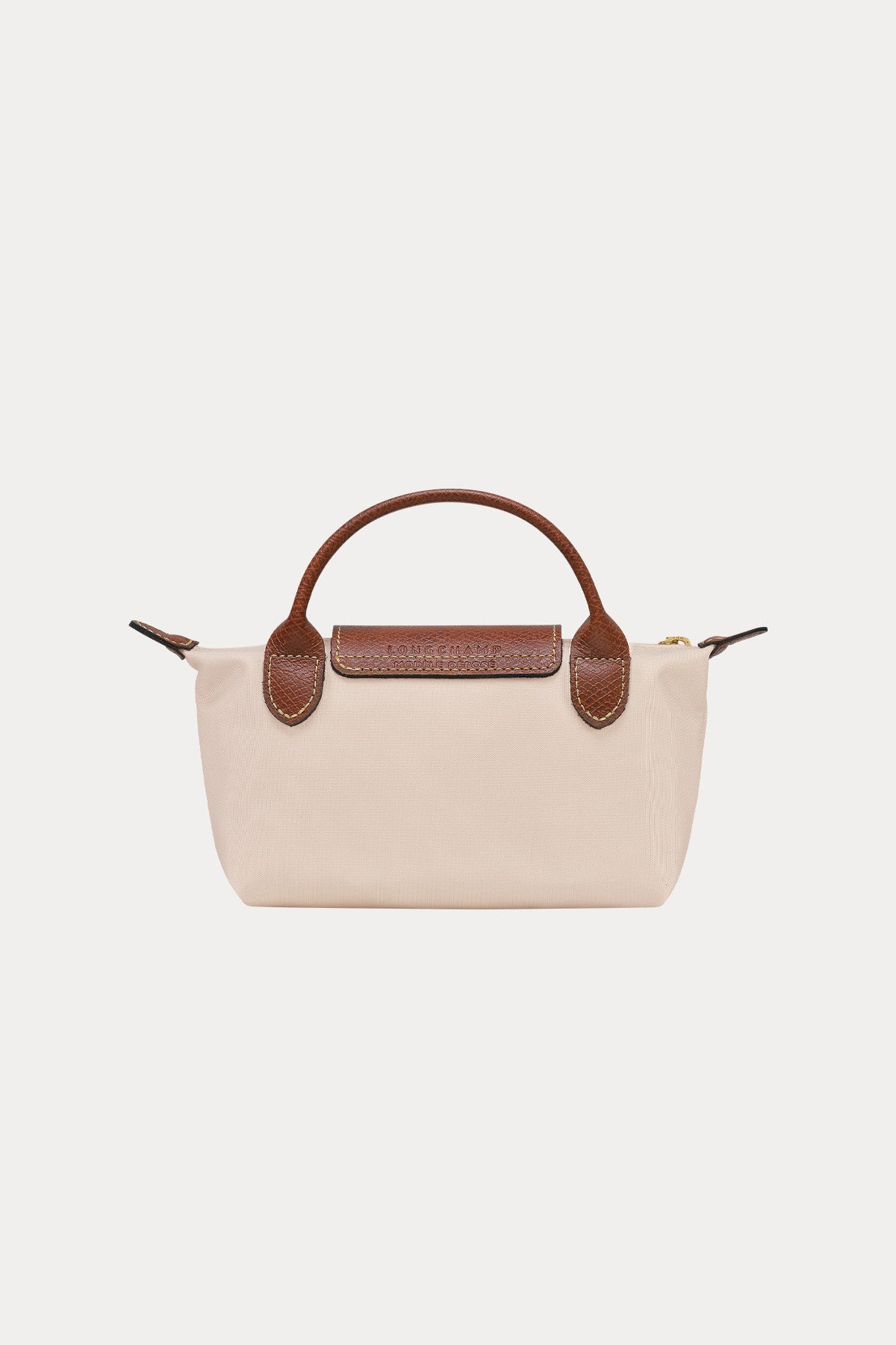 Longchamp Deri Detaylı Logolu El Çantası