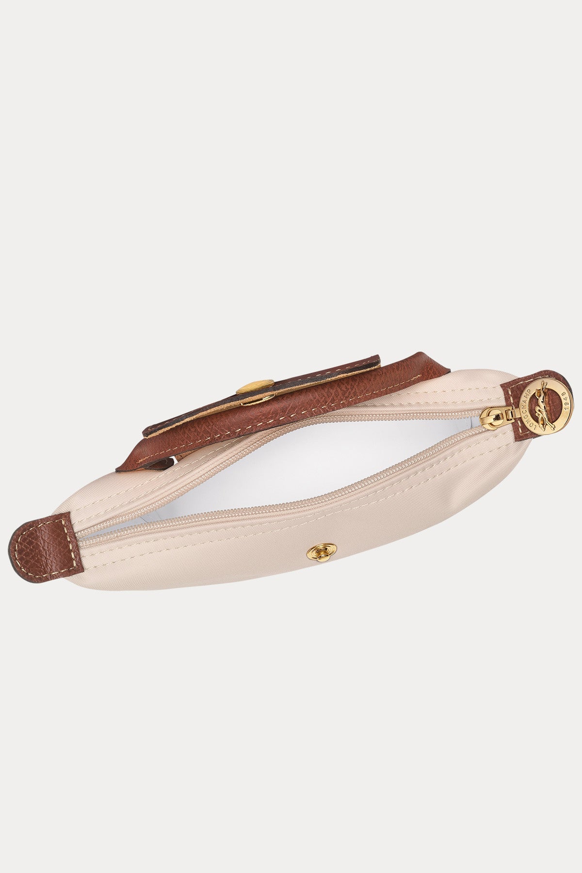 Longchamp Deri Detaylı Logolu El Çantası