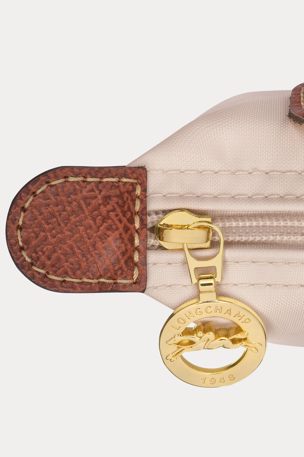 Longchamp Deri Detaylı Logolu El Çantası