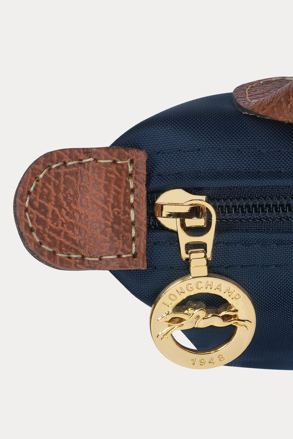 Longchamp Deri Detaylı Logolu El Çantası