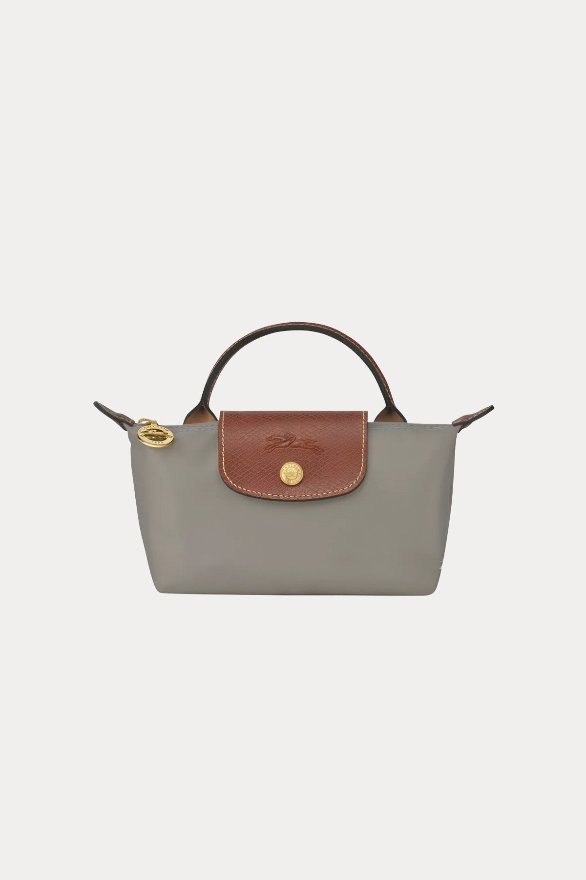 Longchamp Deri Detaylı Logolu El Çantası