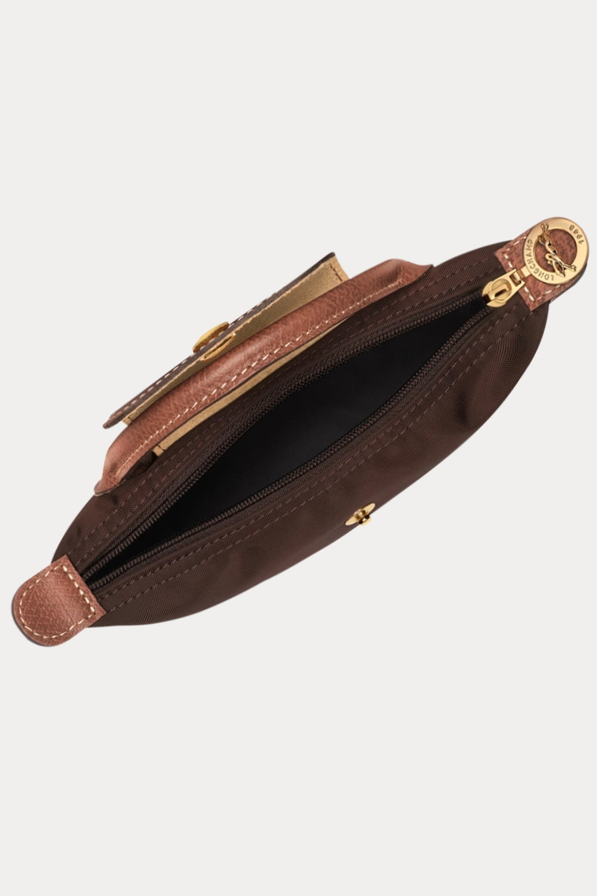 Longchamp Deri Detaylı Logolu El Çantası-Çanta-Libas