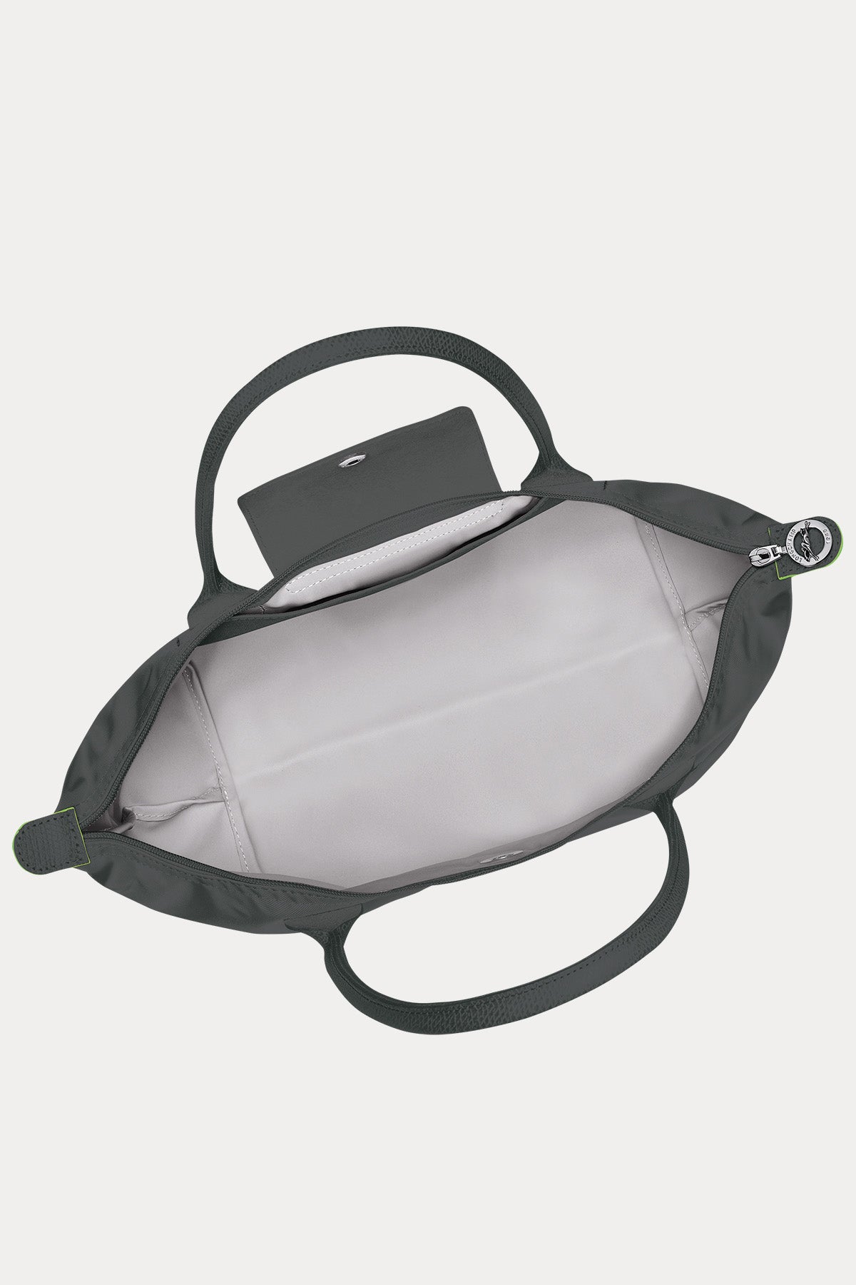 Longchamp Deri Detaylı Logolu Omuz Çantası