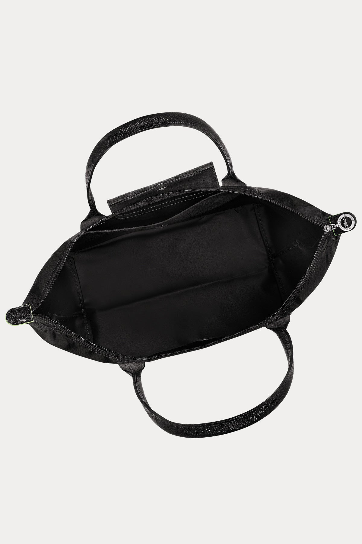 Longchamp Deri Detaylı Logolu Omuz Çantası